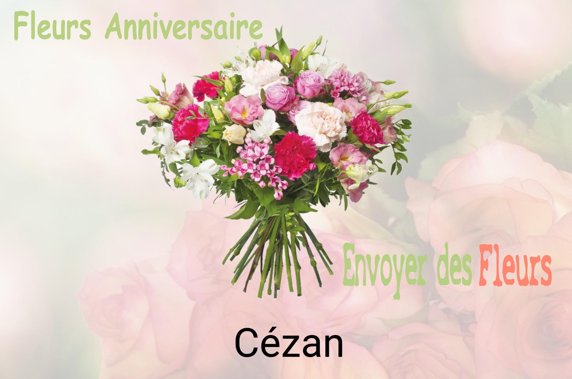 Bouquet de fleurs d’anniversaire livré à Cézan