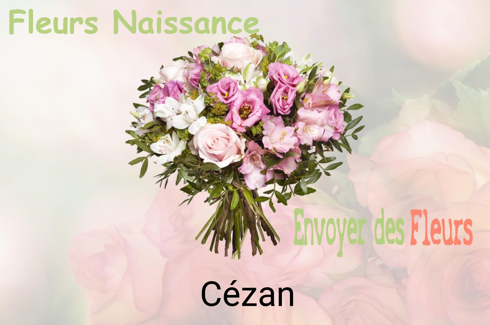 Bouquet de fleurs de naissance livré à Cézan